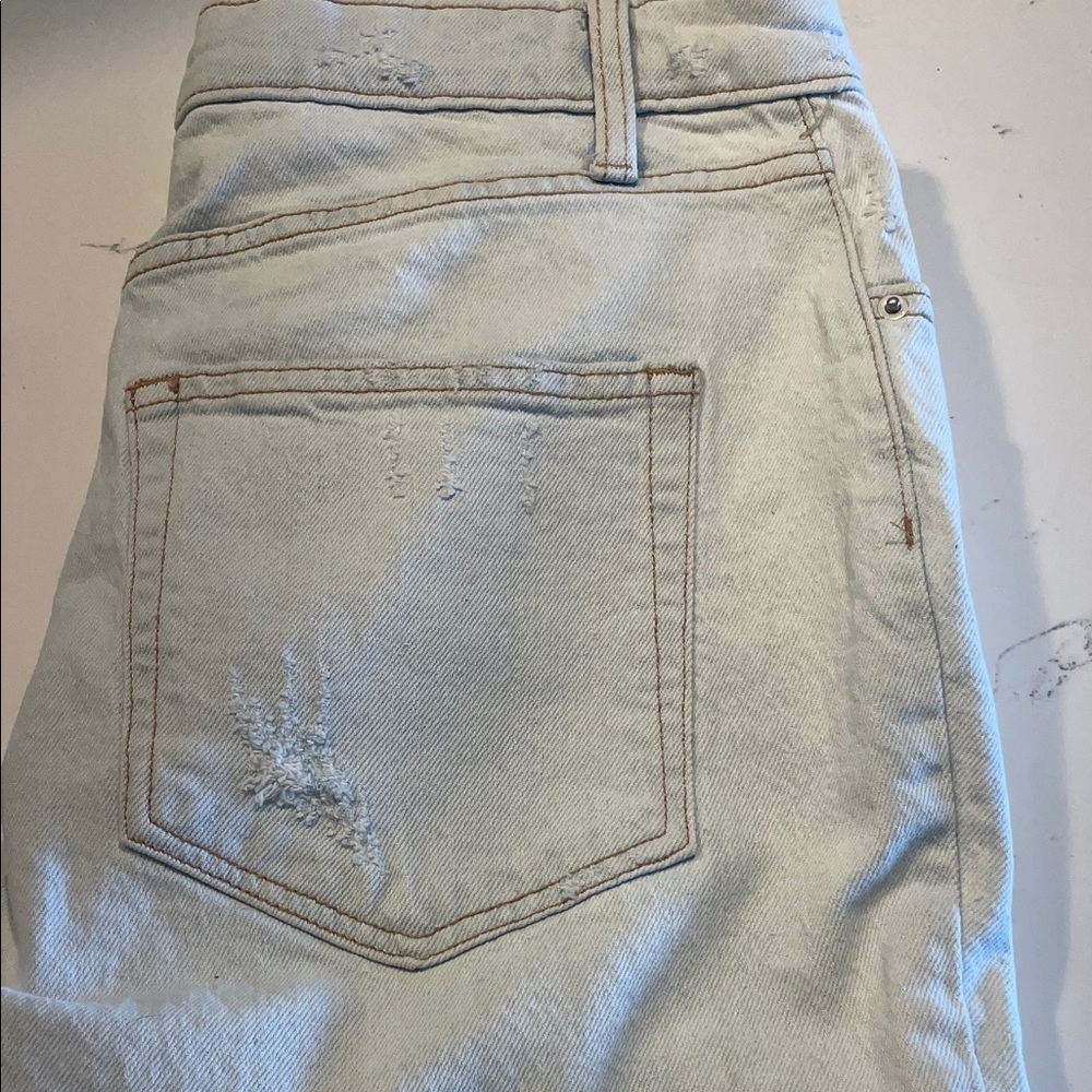 Wild fable Light Wash Distressed Denim Jeans - Back Pocket Detail